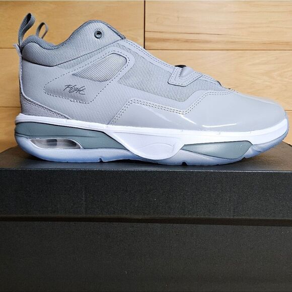 Nike Jordan Stay Loyal 3 GS Wolf Cool Grey White Basketball Shoes FB9922 012 - Picture 11 of 12